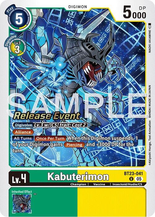 Kabuterimon Card Front