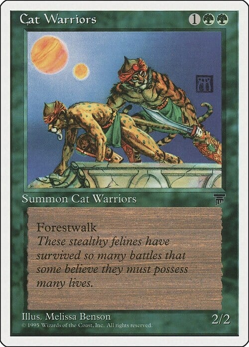Cat Warriors Card Front