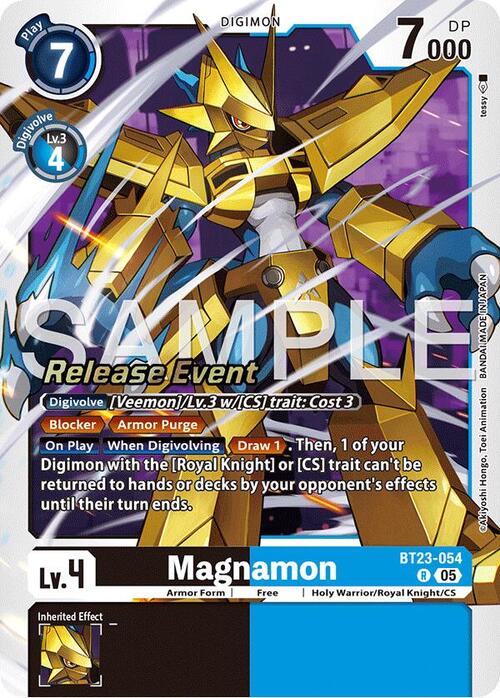 Magnamon Card Front