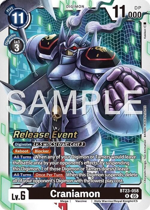 Craniamon Card Front