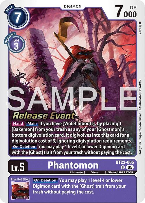 Phantomon Card Front