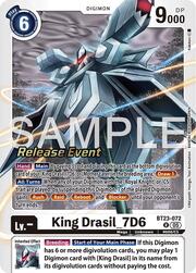 King Drasil_7D6 · Pre-Release Stamped BT23-072
