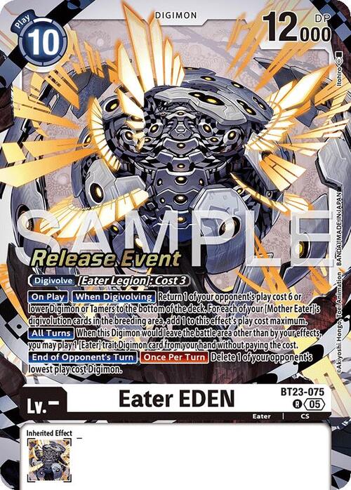 Eater EDEN Card Front