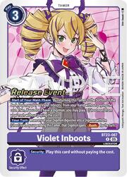 Violet Inboots · Pre-Release Stamped BT23-087