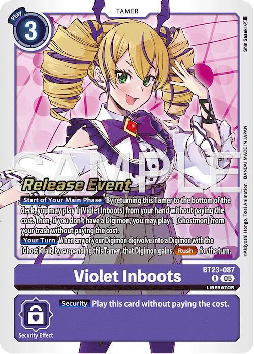 Violet Inboots Card Front