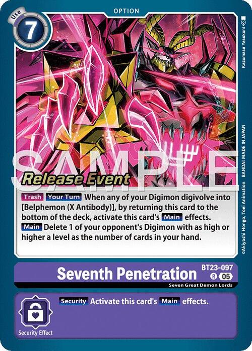 Seventh Penetration Card Front