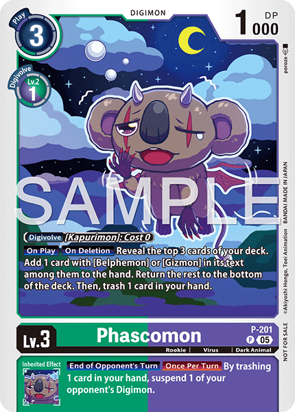 Phascomon Card Front