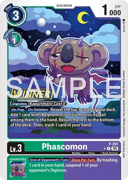 Phascomon Card Front