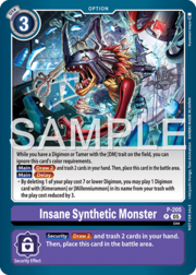 Insane Synthetic Monster