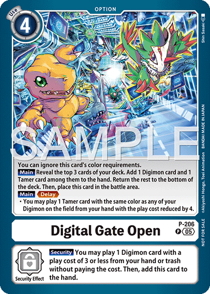 Digital Gate Open Card Front