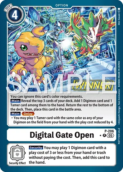 Digital Gate Open Card Front