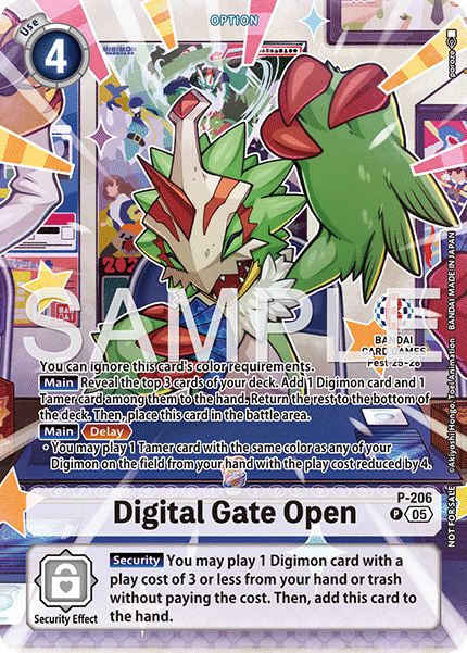 Digital Gate Open Card Front