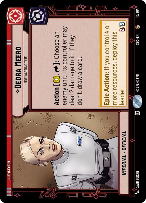 Dedra Meero - Not Wasting Time Card Front