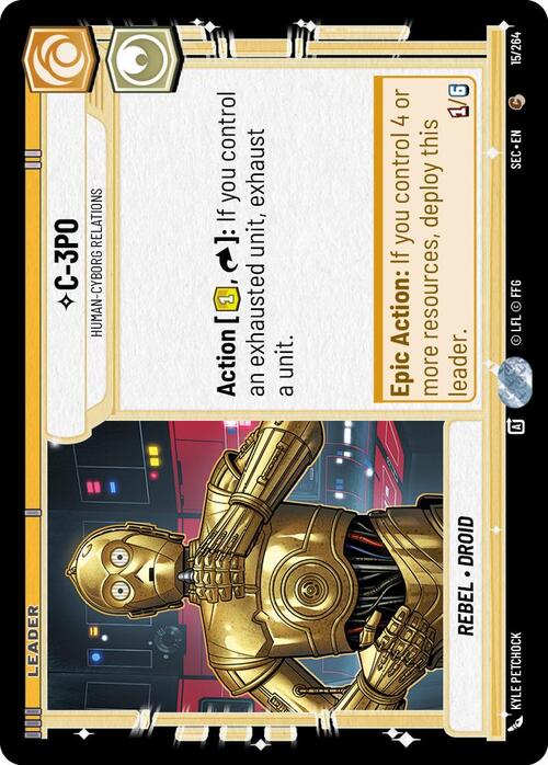 C-3PO - Human-Cyborg Relations Card Front