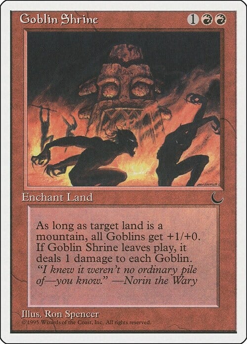 Sacrario dei Goblin Card Front