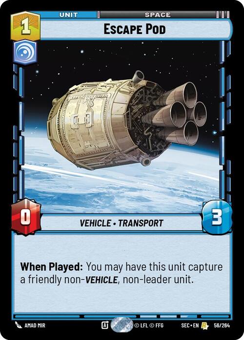 Escape Pod Card Front