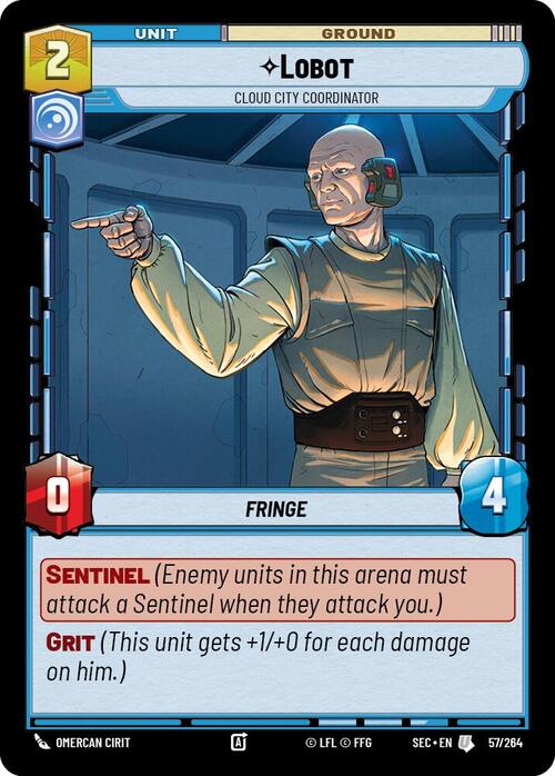 Lobot - Cloud City Coordinator Card Front