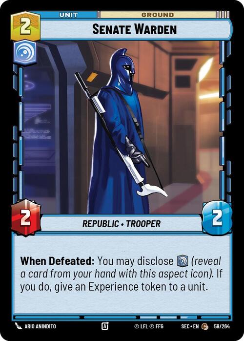 Senate Warden Card Front