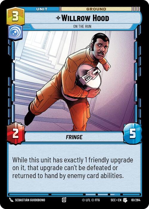 Willrow Hood - On the Run Card Front