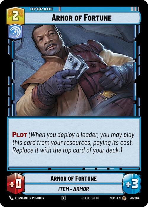 Armor of Fortune Card Front