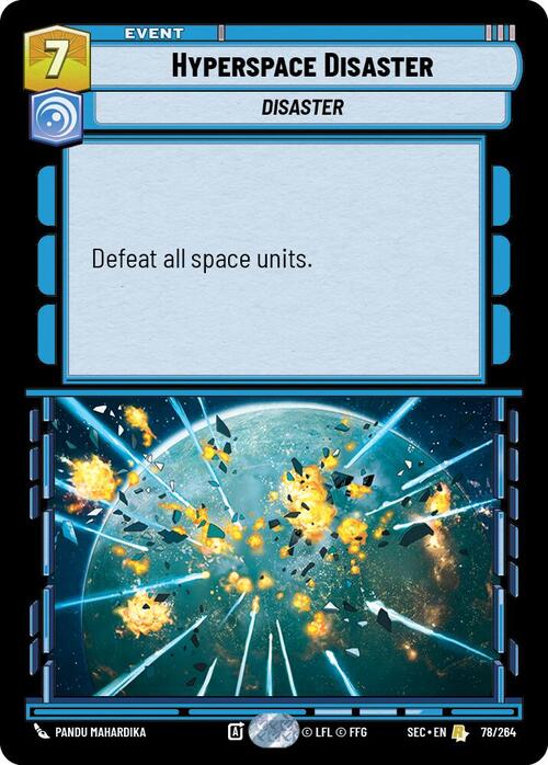 Hyperspace Disaster Card Front