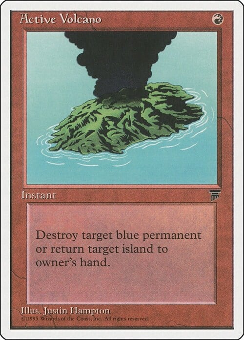 Active Volcano Card Front