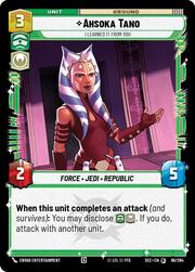 Ahsoka Tano, Lo aprendí de ti