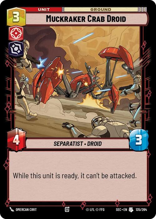 Muckraker Crab Droid Card Front