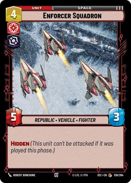 Enforcer Squadron Card Front