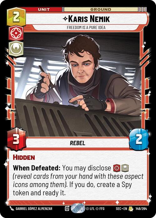 Karis Nemik - Freedom is a Pure Idea Card Front