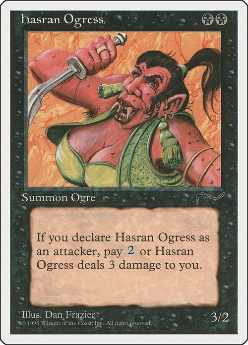 Hasran Ogress Card Front