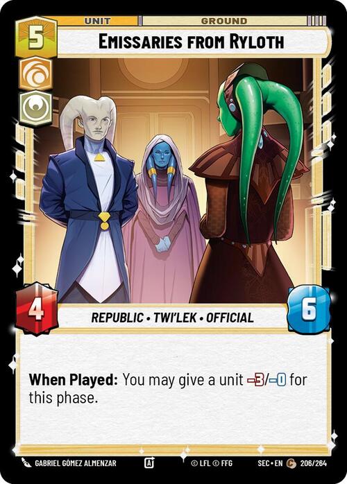 Emissaries from Ryloth Card Front