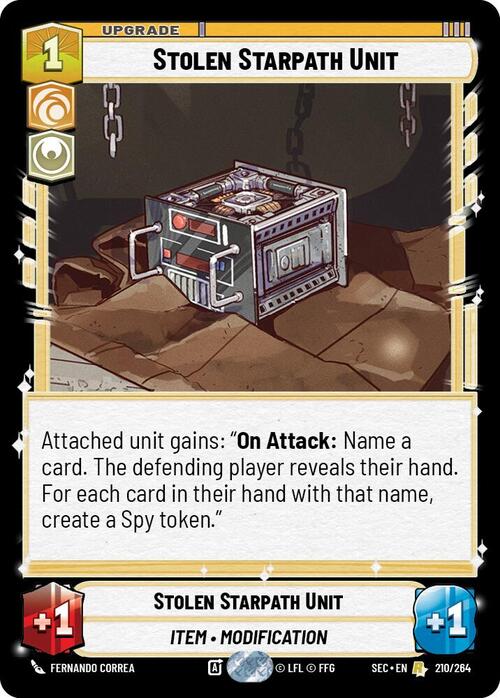Stolen Starpath Unit Card Front