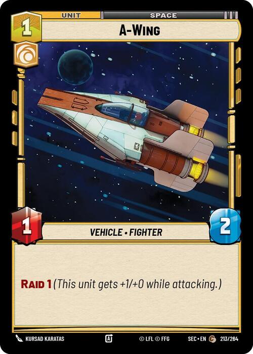 A-Wing Card Front