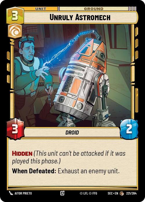 Unruly Astromech Card Front
