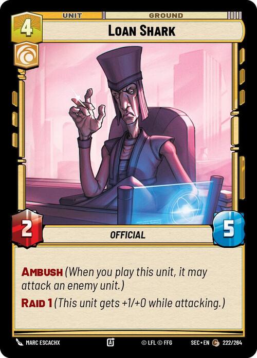 Loan Shark Card Front