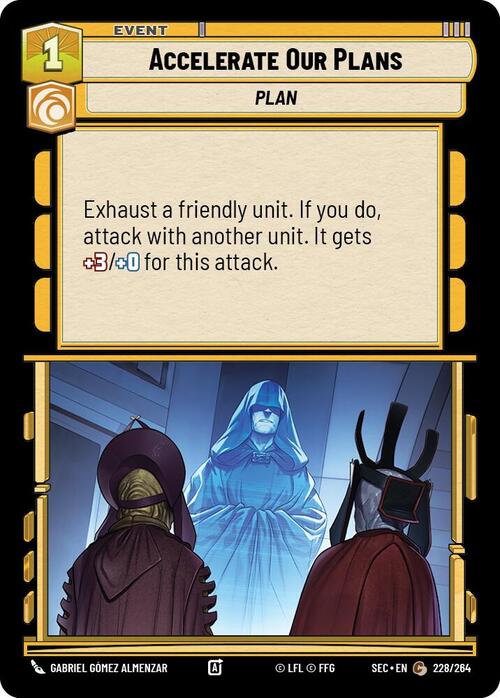 Accelerate Our Plans Card Front