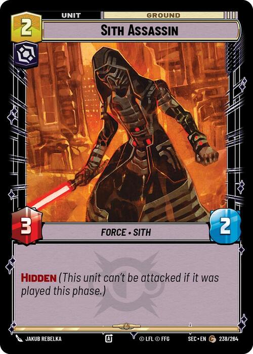Assassino Sith Card Front