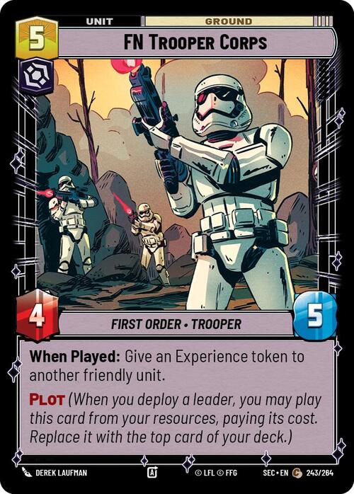 FN Trooper Corps Card Front