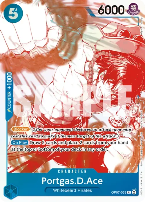 Portgas.D.Ace Card Front