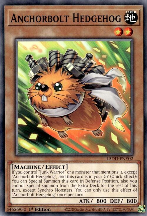 Anchorbolt Hedgehog Card Front