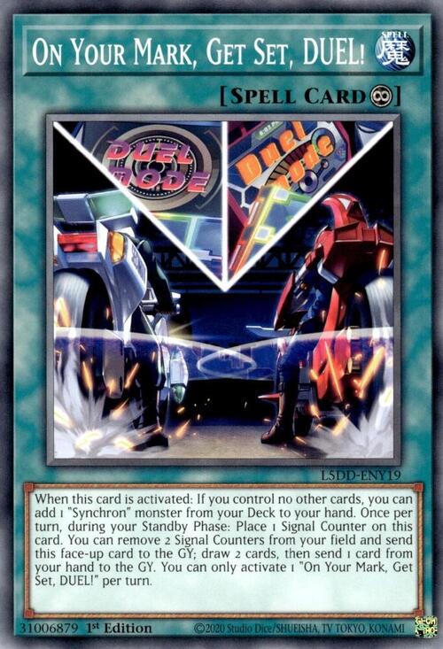 On Your Mark, Get Set, DUEL! Card Front