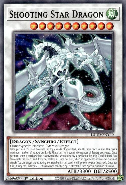Shooting Star Dragon Card Front