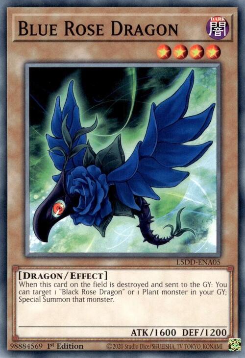 Blue Rose Dragon Card Front