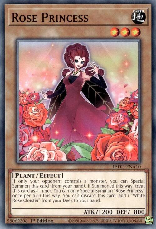 Rose Princess Card Front