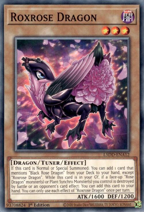 Roxrose Dragon Card Front