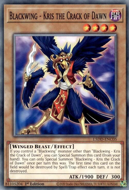 Blackwing - Kris the Crack of Dawn Card Front