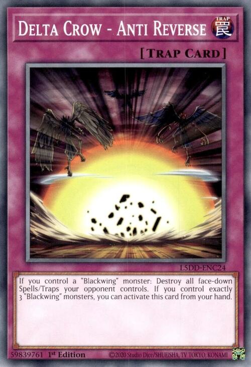 Delta Crow - Anti Reverse Card Front