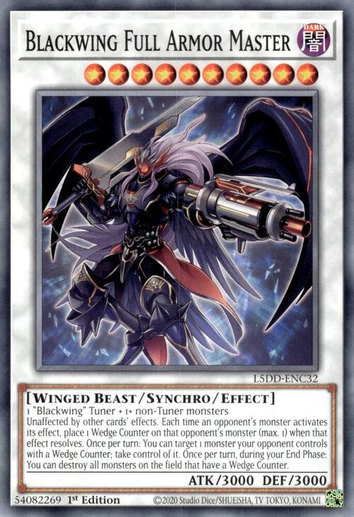 Blackwing Full Armor Master Card Front