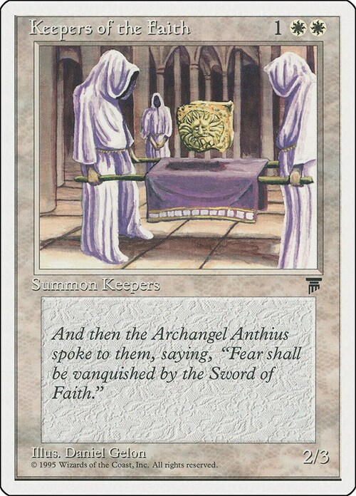 Keepers of the Faith Card Front